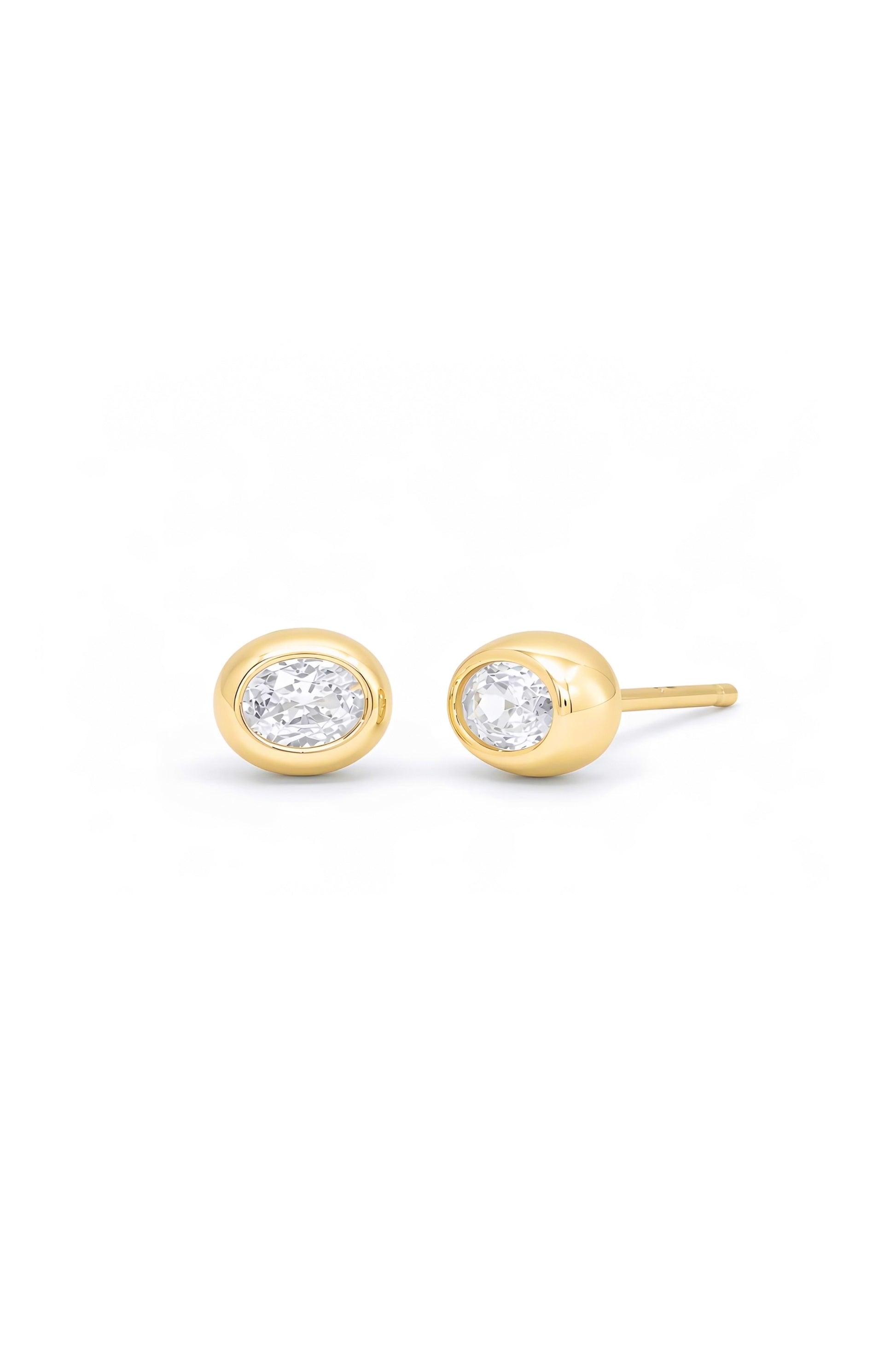 Rosie Studs in Gold