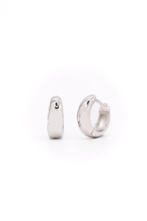 Halo Hoops Medium in Silver