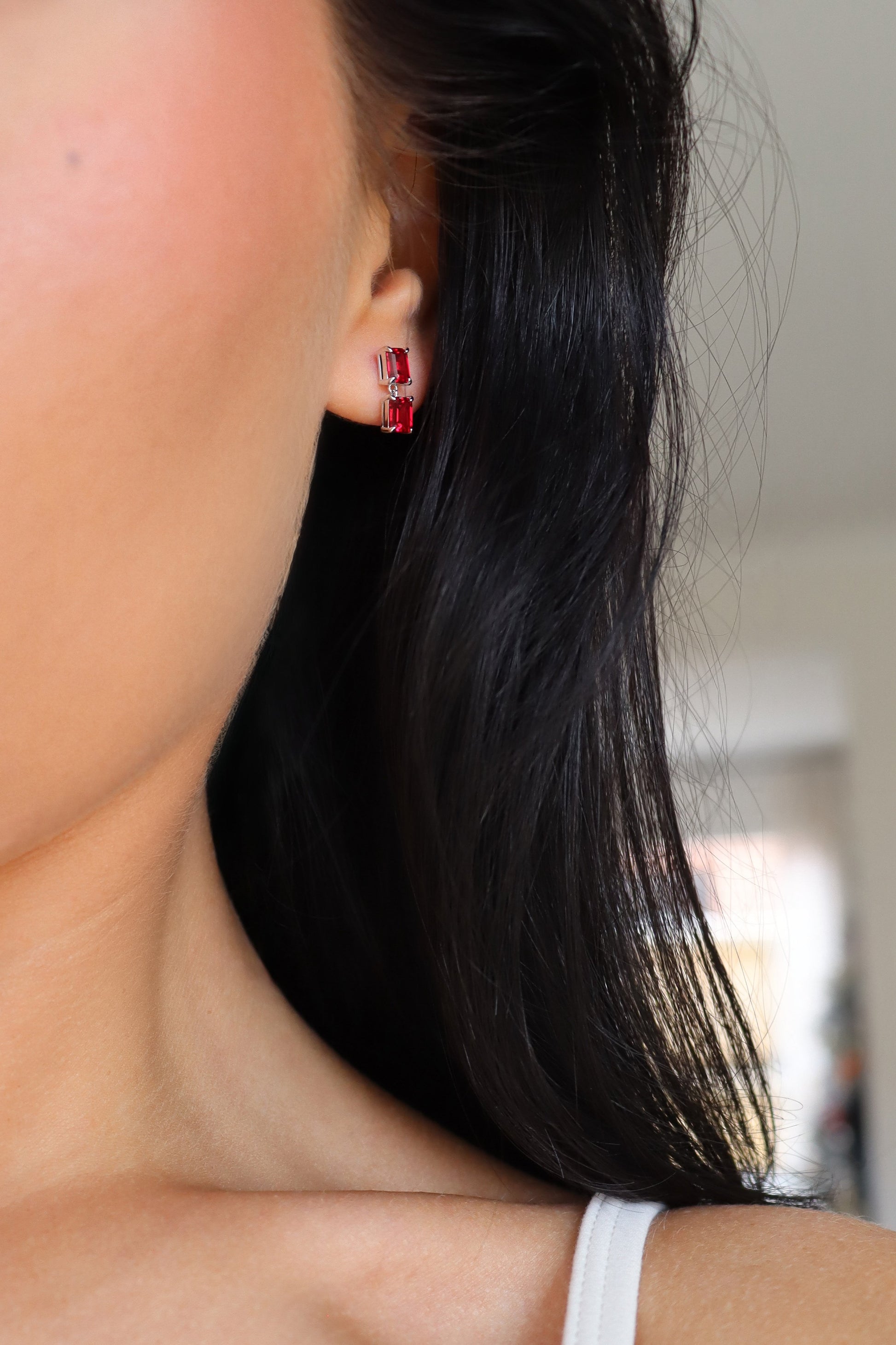 Dorothea Earrings in Silver