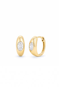 Rosalie Hoops in Gold