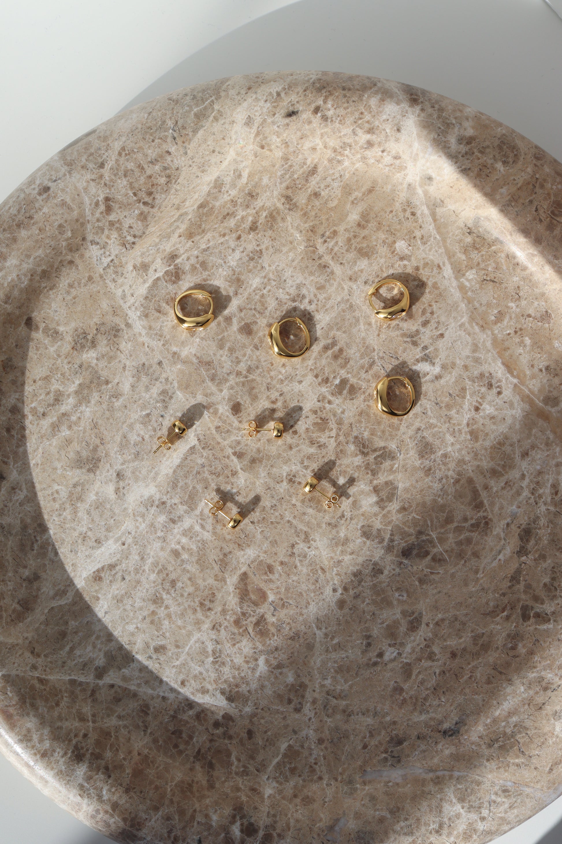 Rosie Studs in Gold