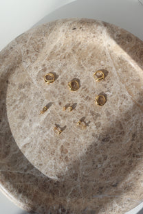 Rosie Studs in Gold
