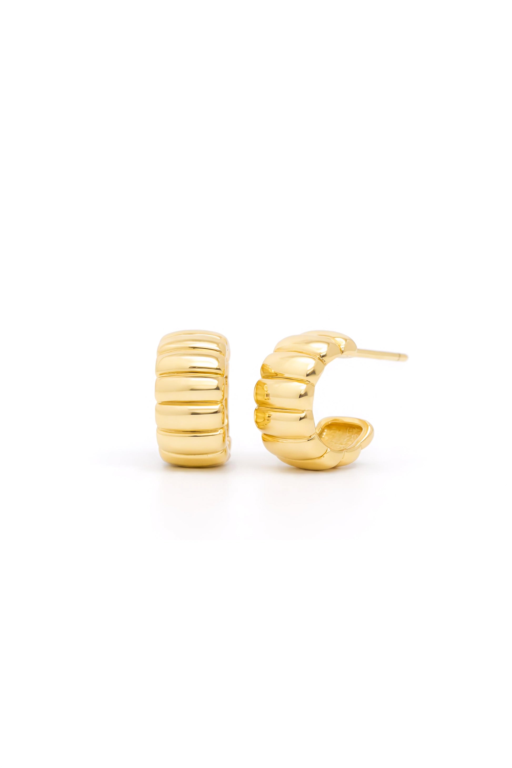 Evelina Hoops in Gold