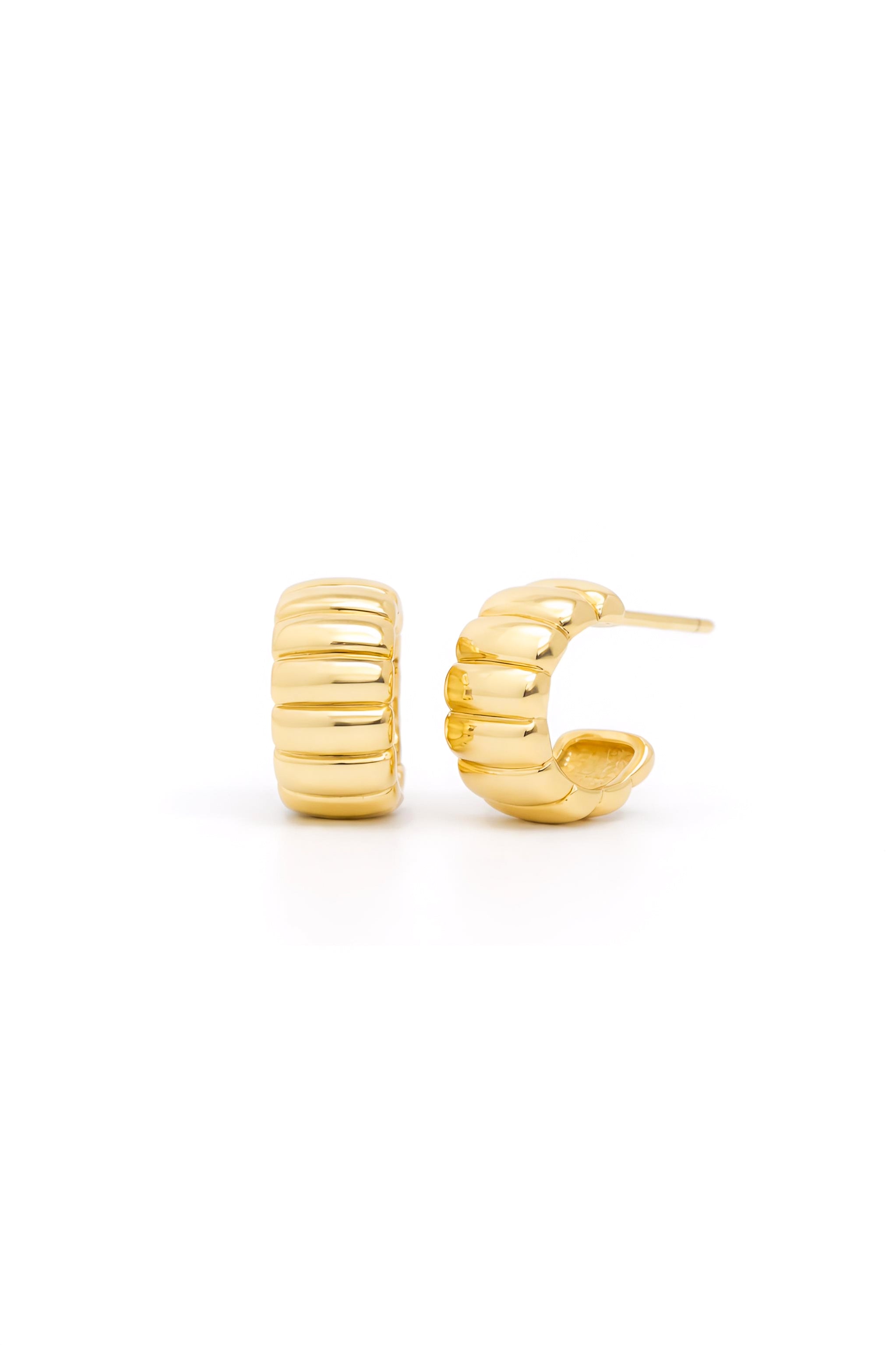 Evelina Hoops in Gold